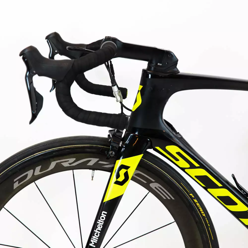 Scott Foil RC - M/54 - Dura-Ace Di2 - C. Juul-Jensen - Mitchelton-Scott 9 Scott Foil RC - M/54 - Dura-Ace Di2 - C. Juul-Jensen - Mitchelton-Scott - Billede 9