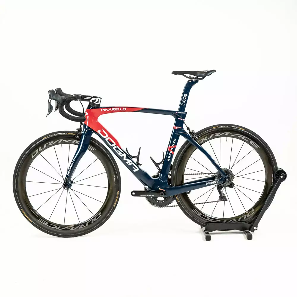 Pinarello Dogma F X-Light - Geoghegan Hart - 55 - Dura-Ace DI2 - Team Ineos Grenadiers 4 Pinarello Dogma F X-Light - Geoghegan Hart - 55 - Dura-Ace DI2 - Team Ineos Grenadiers - Billede 4