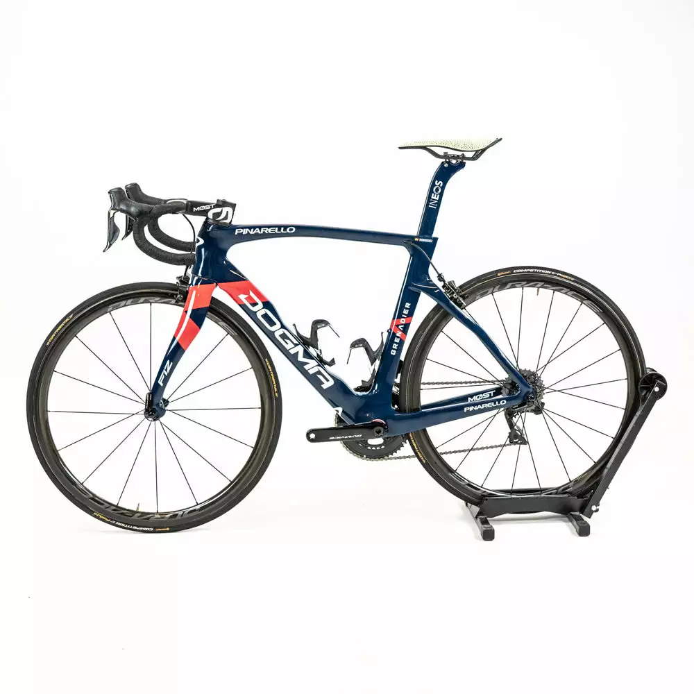 Pinarello Dogma F12 - Rodriguez - 55 - Dura-Ace DI2 - Team Ineos Grenadiers 4 Pinarello Dogma F12 - Rodriguez - 55 - Dura-Ace DI2 - Team Ineos Grenadiers - Billede 4