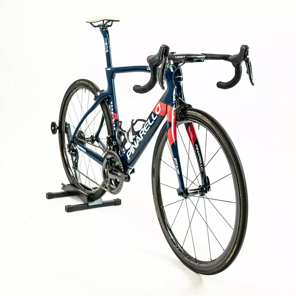Pinarello Dogma F12 - Rodriguez - 55 - Dura-Ace DI2 - Team Ineos Grenadiers 3 Pinarello Dogma F12 - Rodriguez - 55 - Dura-Ace DI2 - Team Ineos Grenadiers - Billede 3