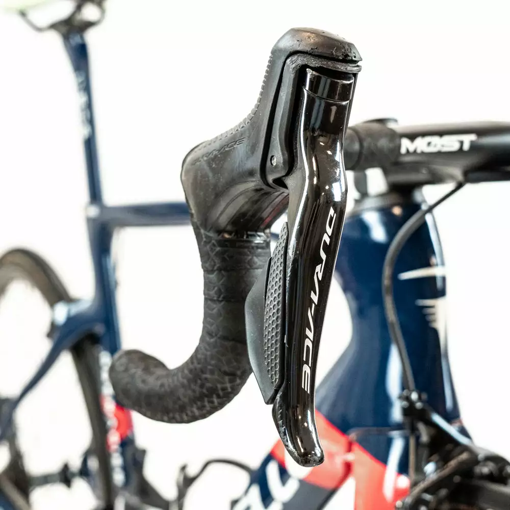 Pinarello Dogma F12 - Rodriguez - 55 - Dura-Ace DI2 - Team Ineos Grenadiers 14 Pinarello Dogma F12 - Rodriguez - 55 - Dura-Ace DI2 - Team Ineos Grenadiers - Billede 14