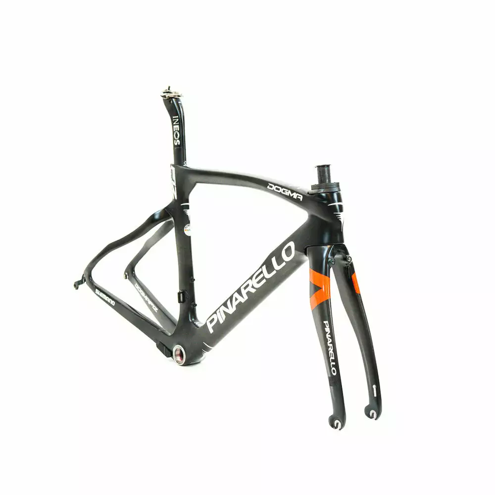 Pinarello Dogma F12 X-Light - Carapaz Giro - 50 - Road Frameset - Team Ineos Grenadiers 2 Pinarello Dogma F12 X-Light - Carapaz Giro - 50 - Road Frameset - Team Ineos Grenadiers - Billede 2