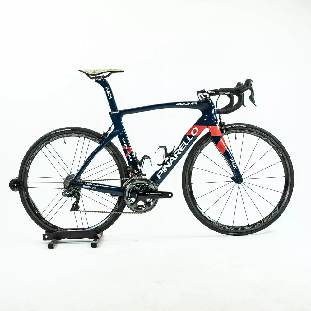 Pinarello Dogma F12 - Rodriguez - 55 - Dura-Ace DI2 - Team Ineos Grenadiers 2 Pinarello Dogma F12 - Rodriguez - 55 - Dura-Ace DI2 - Team Ineos Grenadiers - Billede 2