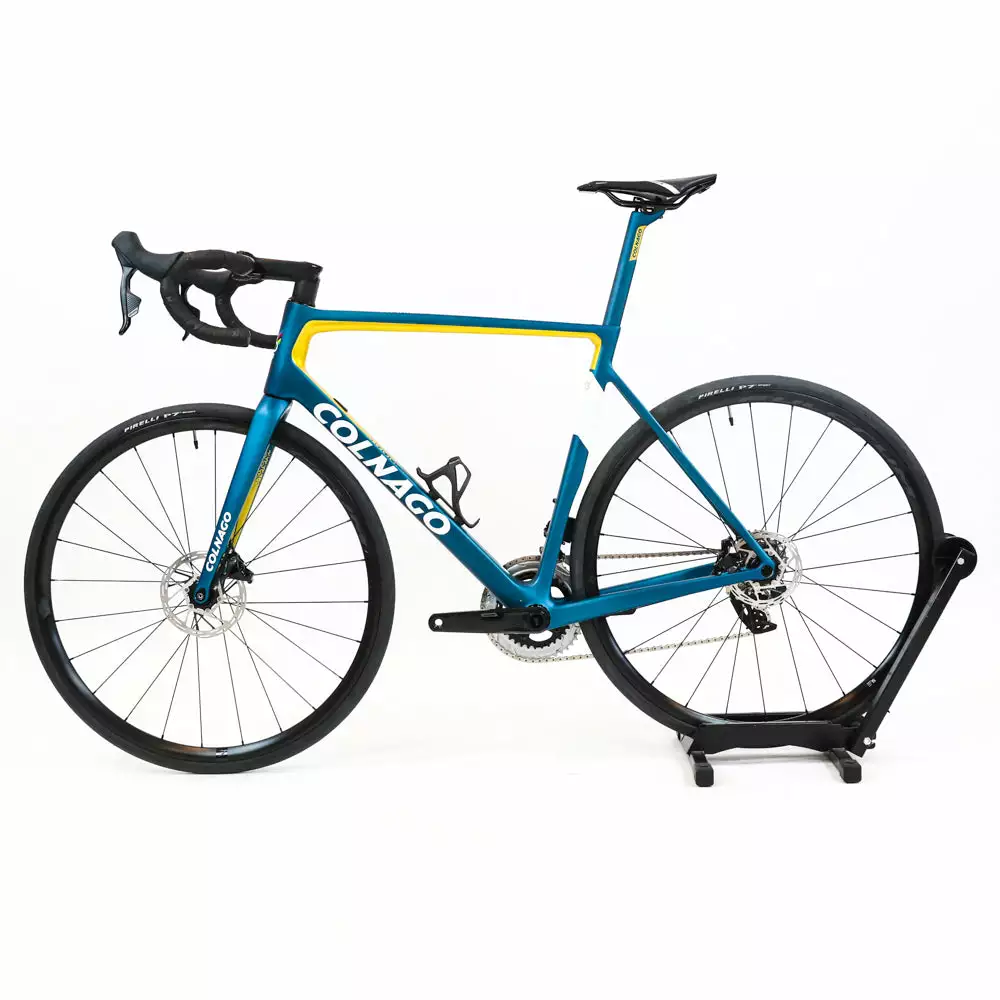 Colnago V3 Disc - 54s - SRAM Rival AXS - Petrol Blue 3 Colnago V3 Disc - 54s - SRAM Rival AXS - Petrol Blue - Billede 3