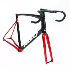 Ridley Fenix SLiC Disc Frameset - 60/XL - Black/Red -Racercykler Salg IMG 3561