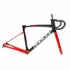 Ridley Fenix SLiC Disc Frameset - 52/XS - Black/Red