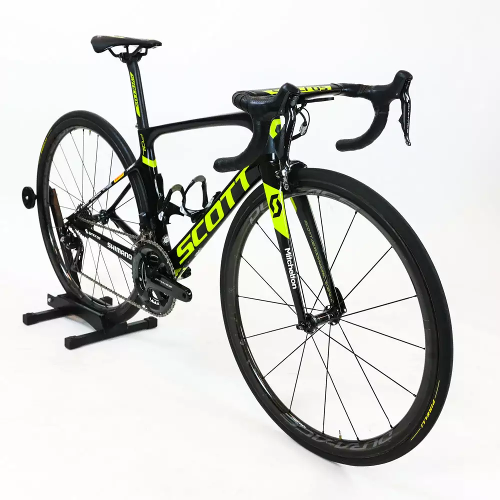 Scott Foil RC PRO - XXS/47 - Dura-Ace Di2 - Spratt - Mitchelton-Scott 3 Scott Foil RC PRO - XXS/47 - Dura-Ace Di2 - Spratt - Mitchelton-Scott - Billede 3