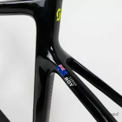 Scott Addict RC Pro Disc Frameset - S/52 - S. Roy - Mitchelton-Scott 23 Scott Addict RC Pro Disc Frameset - S/52 - S. Roy - Mitchelton-Scott -Racercykler Salg P1630823