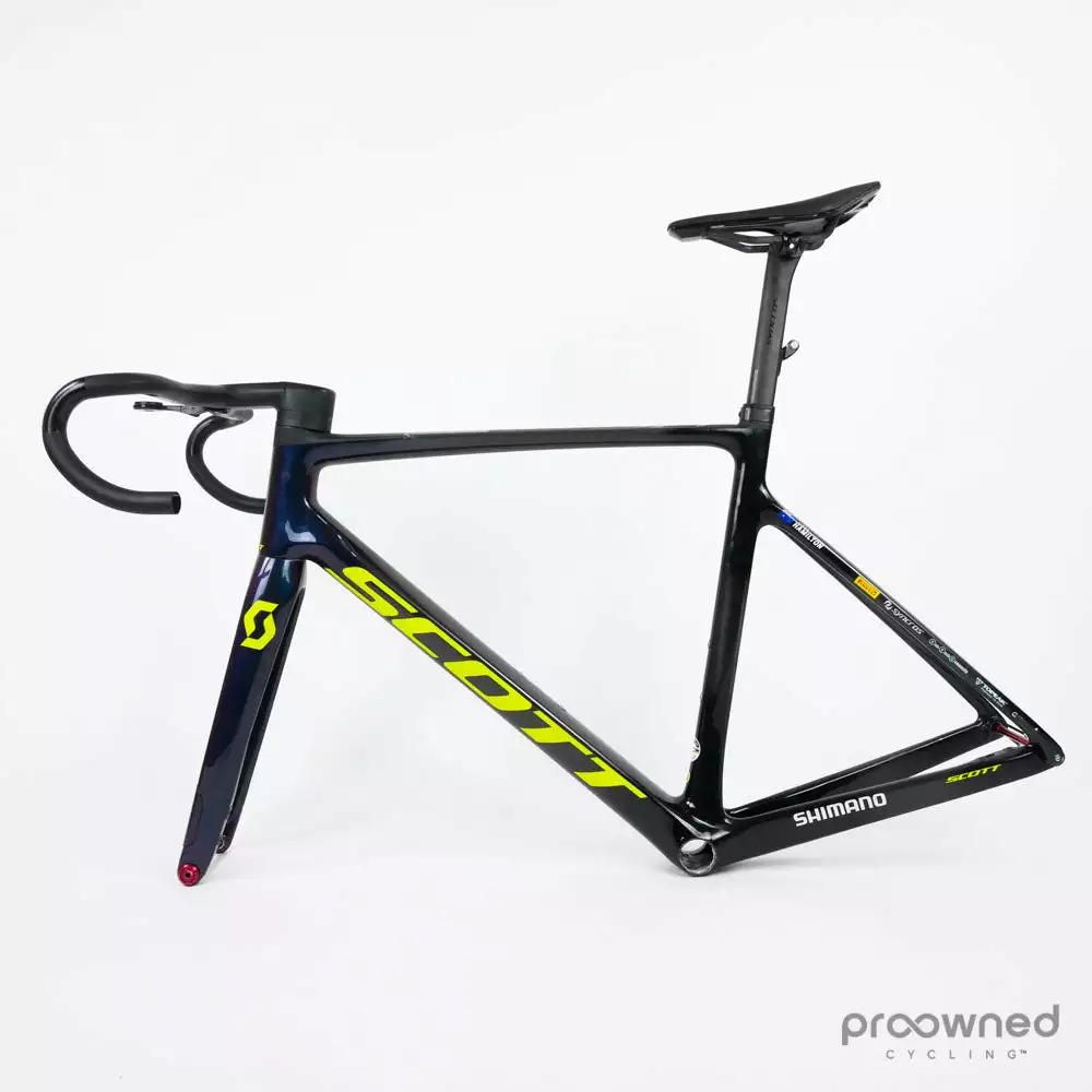 Scott Addict RC Pro Disc Frameset - L/56 - L. Hamilton - Mitchelton-Scott 2 Scott Addict RC Pro Disc Frameset - L/56 - L. Hamilton - Mitchelton-Scott - Billede 2