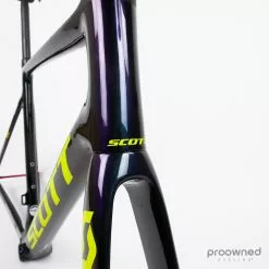 Scott Addict RC Pro Disc Frameset - XL/58 - L. Durbridge - Mitchelton-Scott -Racercykler Salg P1630965