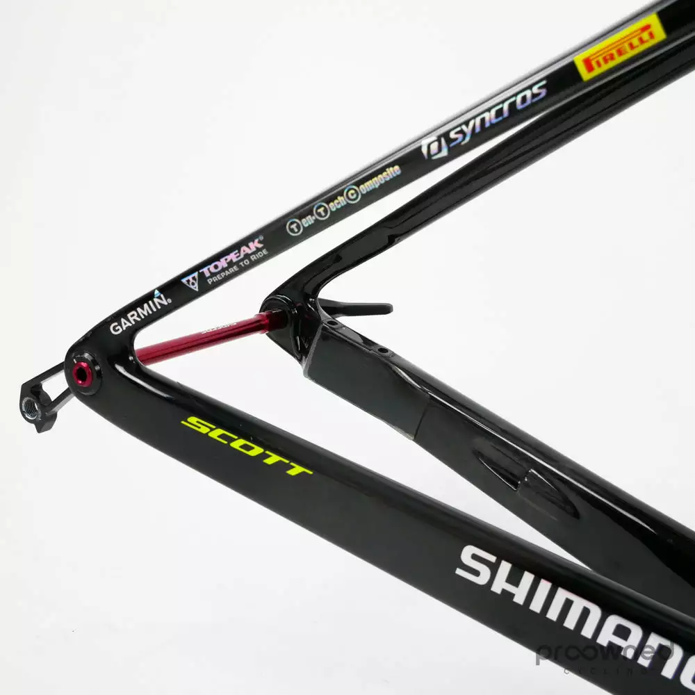 Scott Addict RC Pro Disc Frameset - XXS/47 - A. Spratt - Mitchelton-Scott 10 Scott Addict RC Pro Disc Frameset - XXS/47 - A. Spratt - Mitchelton-Scott - Billede 10