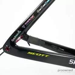 Scott Addict RC Pro Disc Frameset - XL/58 - E. Affini - Mitchelton-Scott -Racercykler Salg P1650345