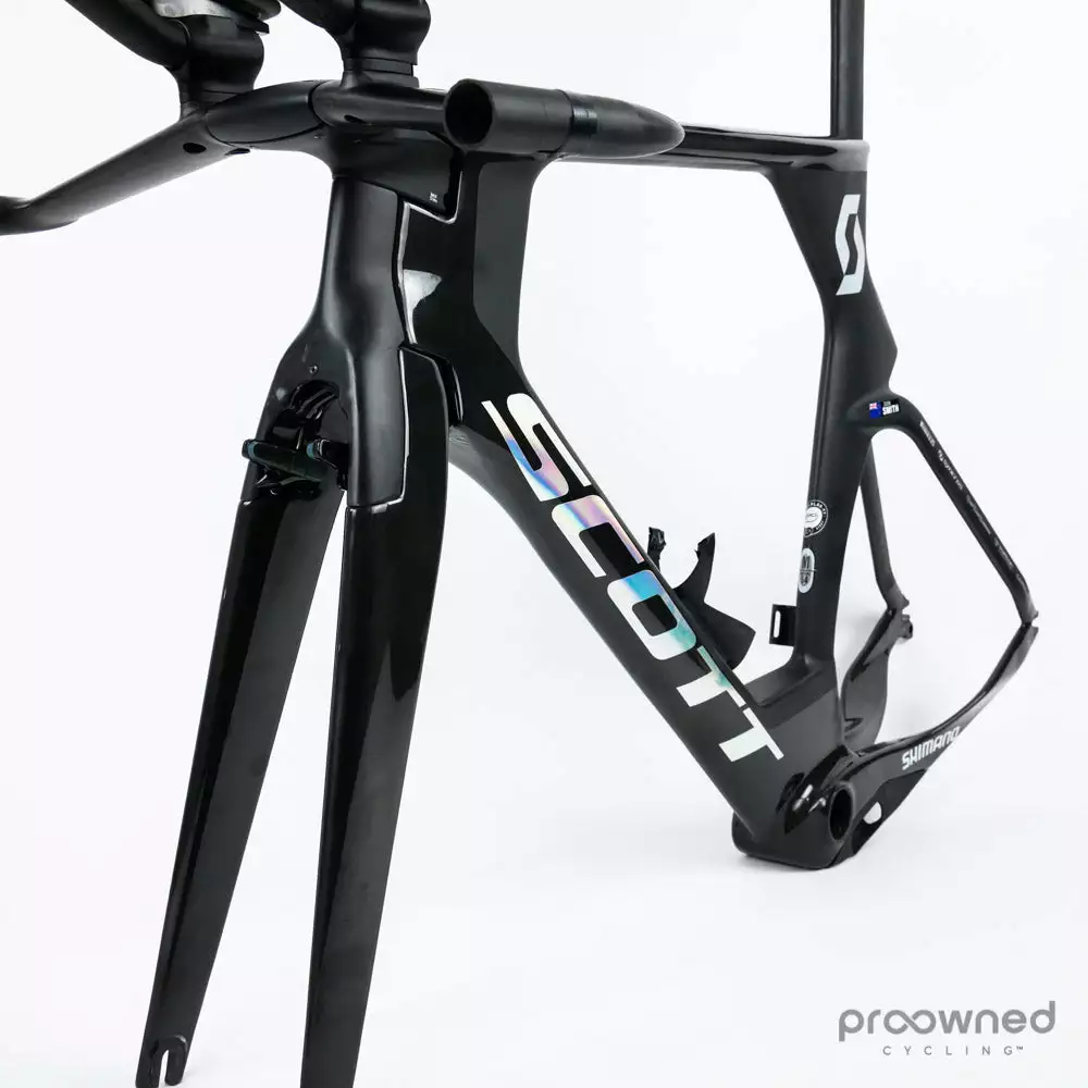 Scott Plasma 5 HMX TT Frameset - M - D. Smith - Mitchelton-Scott 3 Scott Plasma 5 HMX TT Frameset - M - D. Smith - Mitchelton-Scott - Billede 3