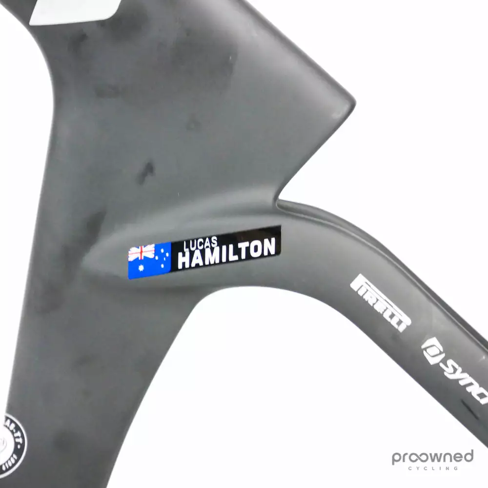 Scott Plasma 5 HMX TT Frameset - M - L. Hamilton - Mitchelton-Scott 4 Scott Plasma 5 HMX TT Frameset - M - L. Hamilton - Mitchelton-Scott - Billede 4