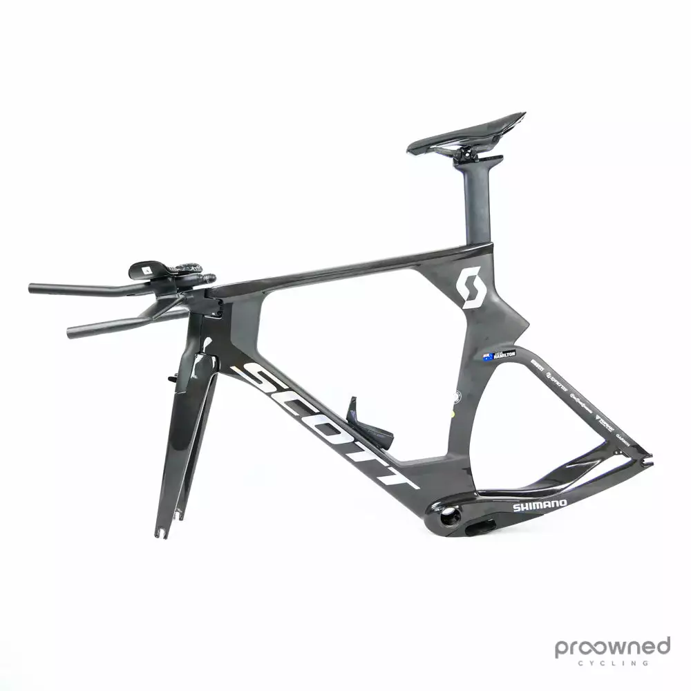 Scott Plasma 5 HMX TT Frameset - M - L. Hamilton - Mitchelton-Scott 2 Scott Plasma 5 HMX TT Frameset - M - L. Hamilton - Mitchelton-Scott - Billede 2