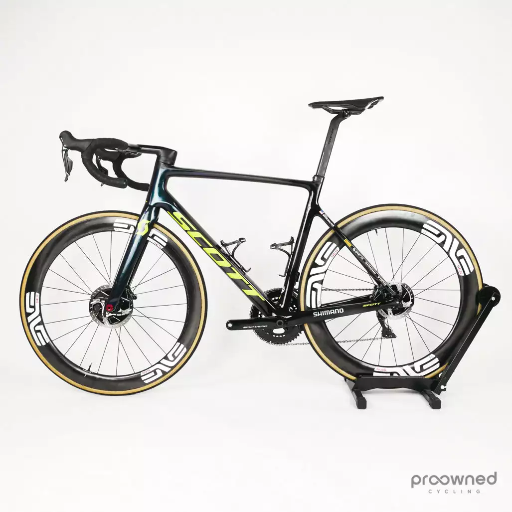 Scott Addict RC Pro Disc - L/56 - Dura-Ace Di2 - Bookwalter - Mitchelton-Scott 2 Scott Addict RC Pro Disc - L/56 - Dura-Ace Di2 - Bookwalter - Mitchelton-Scott - Billede 2
