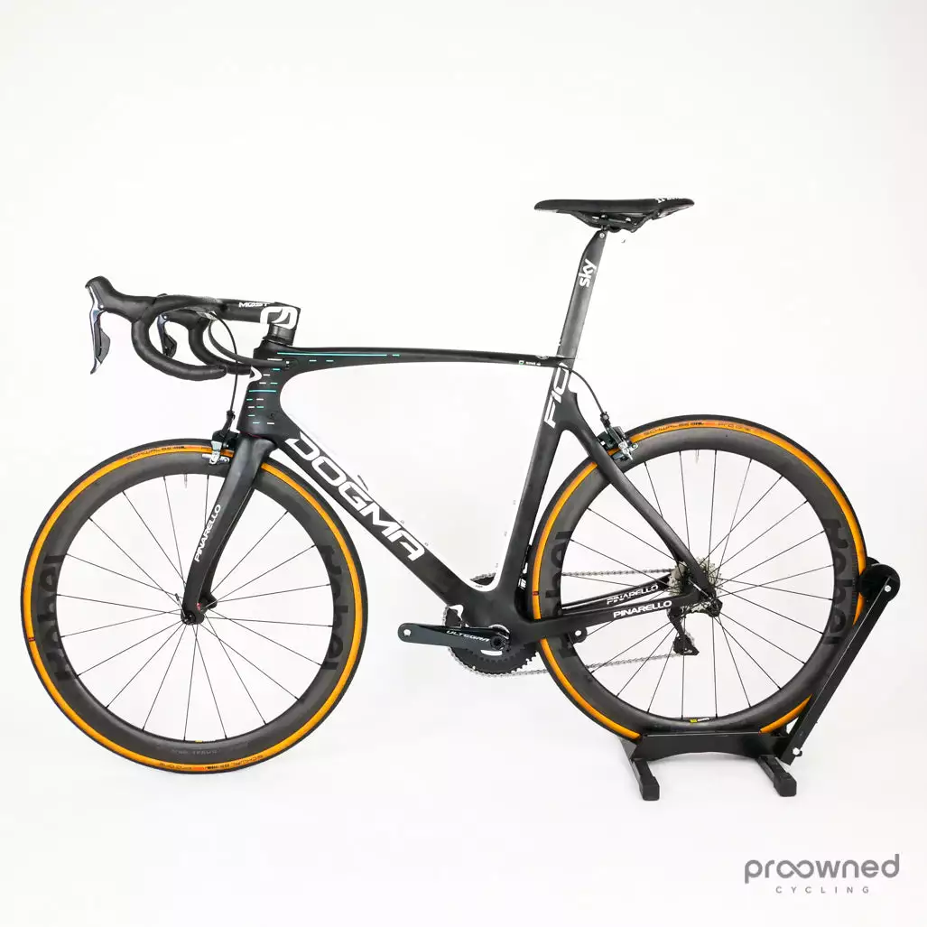 Pinarello F10 - 57,5 - Luke Rowe - Shimano Ultegra Di2 8050 2 Pinarello F10 - 57,5 - Luke Rowe - Shimano Ultegra Di2 8050 - Billede 2