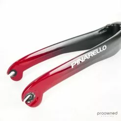 Pinarello F12 Fork - Black/Red -Racercykler Salg P1930131