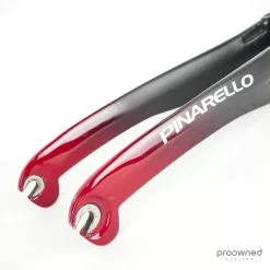 Pinarello F12 Fork - Black/Red -Racercykler Salg P1930184