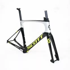 Scott Foil RC PRO Disc Carbon Frameset - L/56 - Mitchelton-Scott 7 Scott Foil RC PRO Disc Carbon Frameset - L/56 - Mitchelton-Scott -Racercykler Salg P1980482 b15b8280 9456 4863 b4c1 8c3b6199bd12