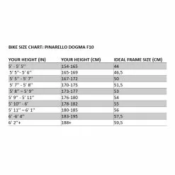 Pinarello Dogma F10 X-Light - 56 - Poels - Team Sky -Racercykler Salg size guide 1000 1 71196b7c c857 41ff 9503 fb88e9fe16c4